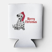 Merry Christmas Dalmatian Dosenkühler (Vorderseite)