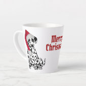 Merry Christmas Dalmatian Milchtasse (Linke Ecke)