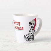 Merry Christmas Dalmatian Milchtasse (Rechte Ecke)