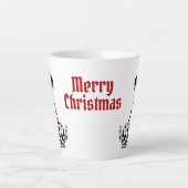 Merry Christmas Dalmatian Milchtasse (Vorderseite)