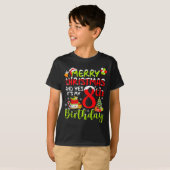 Merry Christmas Day And Yes It's My 8th Birthday B T-Shirt (Vorne ganz)