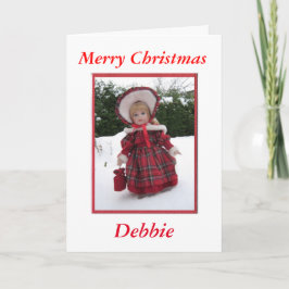 Merry Christmas Debbie Feiertagskarte