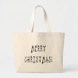 Merry Christmas Decoration Jumbo Stoffbeutel