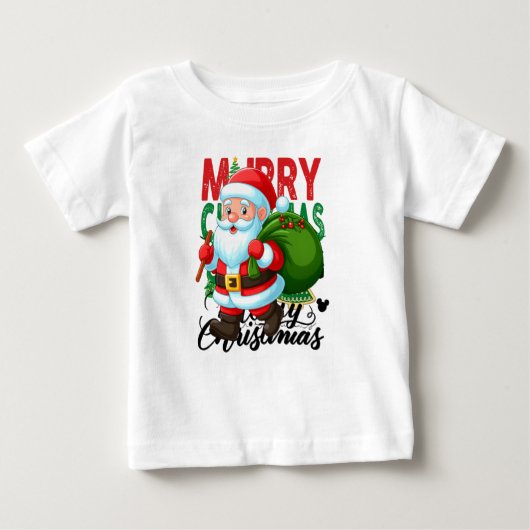 Merry Christmas Delivery Baby T-shirt (Vorderseite)