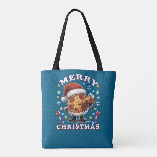 Merry Christmas Denim Jacket Tasche (Rückseite)