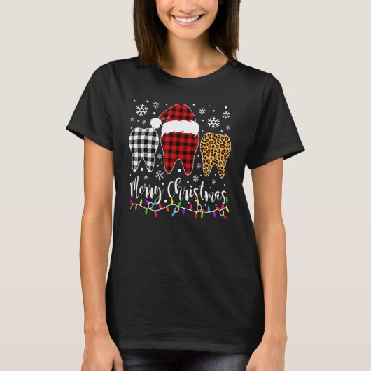 Merry Christmas  Dental Christmas T-Shirt (Vorderseite)
