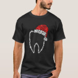 Merry Christmas Dentist Dental Tooth Teeth Santa H T-Shirt<br><div class="desc">Merry Christmas Dentist Dental Tooth Teeth Santa Hat Xmas</div>