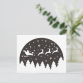 Merry Christmas Design Feiertagspostkarte (Stehend Vorderseite)