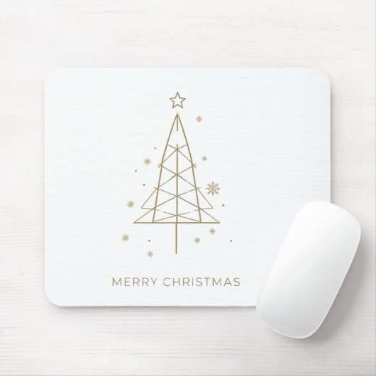 Merry Christmas Design Mousepad (Mit Mouse)