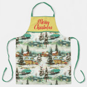 MERRY CHRISTMAS DESIGN SCHÜRZE (Vorderseite)