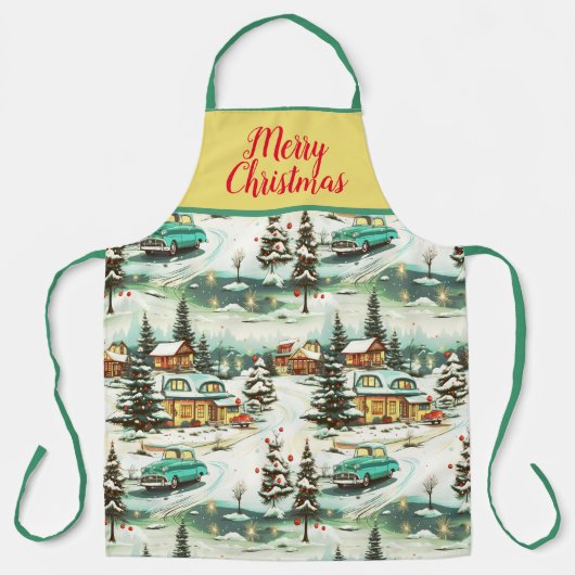 MERRY CHRISTMAS DESIGN SCHÜRZE (Vorderseite)