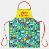 MERRY CHRISTMAS DESIGN SCHÜRZE (Vorderseite)