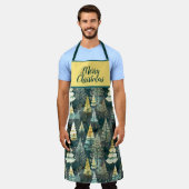 MERRY CHRISTMAS DESIGN SCHÜRZE (Getragen)