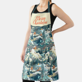 MERRY CHRISTMAS DESIGN SCHÜRZE