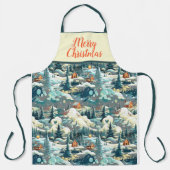 MERRY CHRISTMAS DESIGN SCHÜRZE (Vorderseite)