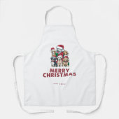 Merry Christmas Design Schürze (Vorderseite)