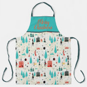 MERRY CHRISTMAS DESIGN SCHÜRZE (Vorderseite)