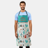 MERRY CHRISTMAS DESIGN SCHÜRZE (Getragen)