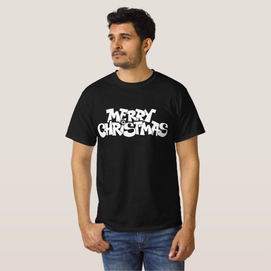 Merry Christmas Design T-Shirt (Vorne ganz)