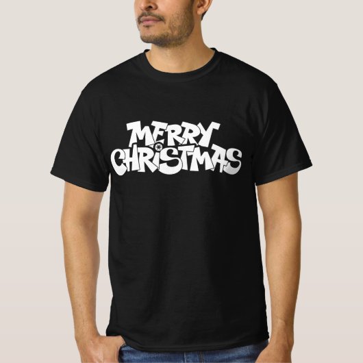Merry Christmas Design T-Shirt (Vorderseite)