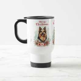 Merry Christmas Dog Cozy Holiday Travel Mug Reisebecher
