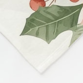 Merry Christmas Dog Cozy Winter Holiday Blanket Fleecedecke (Ecke)