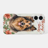 Merry Christmas Dog Festive Holiday Phone Case iPhone 16 Hülle (Rückseite (Horizontal))