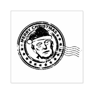 MERRY CHRISTMAS DONALD TRUMP PRÄSIDENT 2020 GUMMISTEMPEL