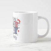 Merry Christmas Donut Design Ceramic Mug Jumbo-Tasse (Rechts)