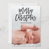 MERRY CHRISTMAS Doppelseitiges Foto Weihnachten (Vorderseite)