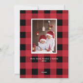 MERRY CHRISTMAS Doppelseitiges Foto Weihnachten (Rückseite)