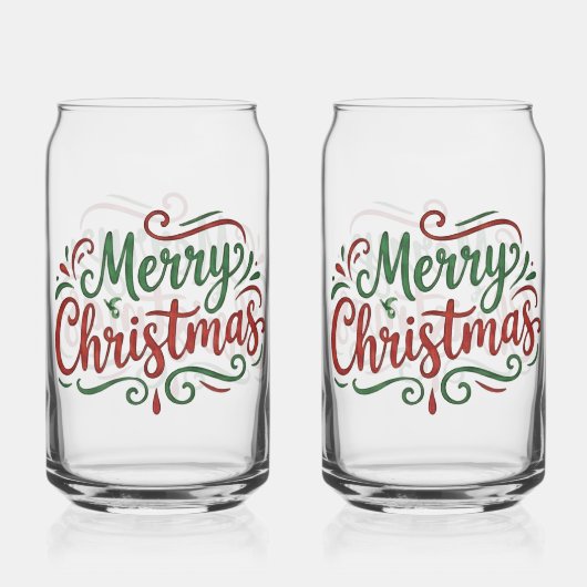 Merry Christmas  Dosenglas (Rückseite)