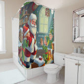 Merry Christmas Duschvorhang (Beispiel)