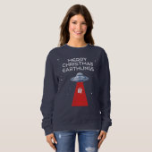 Merry Christmas, Earthlings, The Festive UFO! Sweatshirt (Vorne ganz)