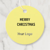 MERRY CHRISTMAS EINFACHE TAG GESCHENKANHÄNGER (Vorderseite)