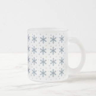 Merry Christmas Elegant Snowflake Holiday Winter Mattglastasse