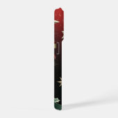 Merry Christmas elegant Stars & Festive iPhone Hülle (Rechte Seite)