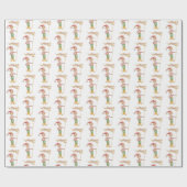 Merry Christmas Elf wrapping paper Geschenkpapier (Flach)
