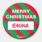 MERRY CHRISTMAS EMMA Magnet (Vorne)
