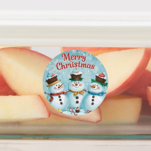 Merry Christmas Etiketten (Befestigt)