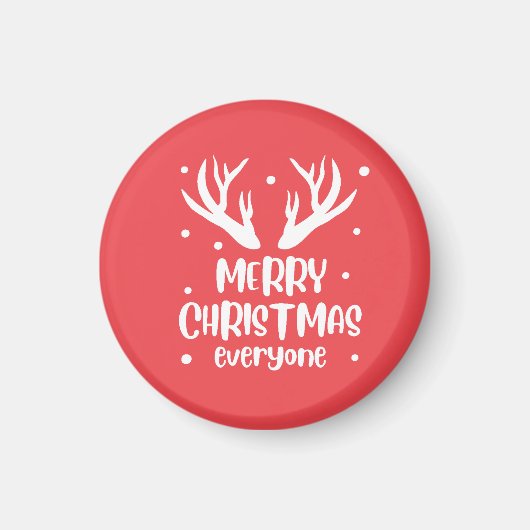 Merry Christmas Everyone Magnet (Vorne)