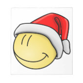 MERRY CHRISTMAS FACE SANTA NOTIZBLOCK (Vorderseite)