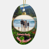 Merry Christmas Family 0828 Keramik Ornament (Links)