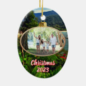 Merry Christmas Family 0828 Keramik Ornament (Hinten)