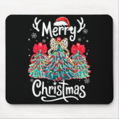 Merry Christmas Family Funny Christmas Tree Women  Mousepad (Vorne)