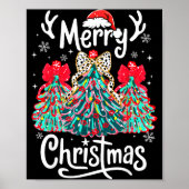 Merry Christmas Family Funny Christmas Tree Women  Poster (Vorne)