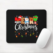 Merry Christmas Family Matching Pajamas Xmas Men W Mousepad (Mit Mouse)