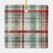 Merry Christmas Family Photo Ornament (Rückseite)