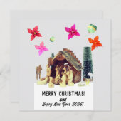 Merry Christmas! Feiertagskarte (Vorne/Hinten)