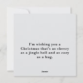 Merry Christmas! Feiertagskarte (Rückseite)